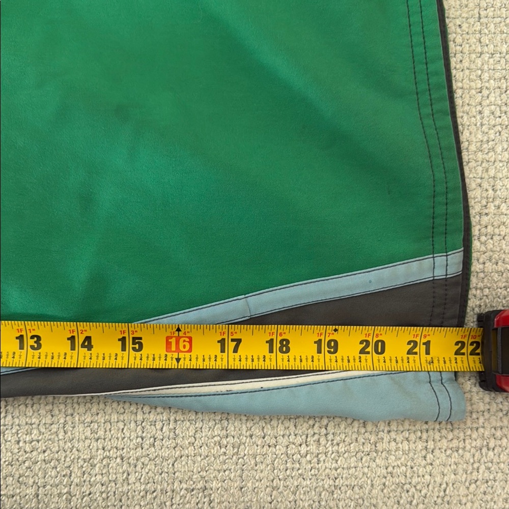 Dynamic Green and Gray Board Shorts for Swim - Picture 9 of 10